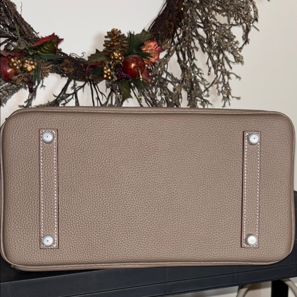 Genuine Leather khaki bag - Picture 9 of 9